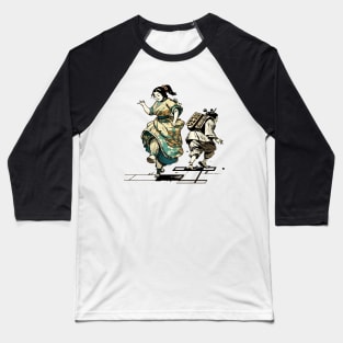 Hopscotch Geisha Baseball T-Shirt